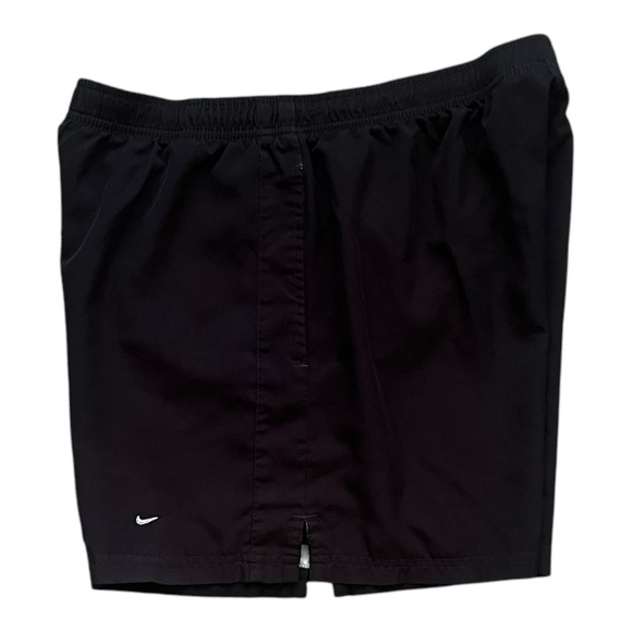 Nike athletic sports activewear shorts S(4-6) black pockets split hem logo - Picture 8 of 13